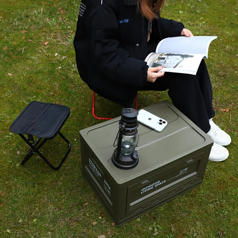 Portable foldable backpack stool lightweight compact camping chair for hiking, fishing, picnic outdoor travel and sports